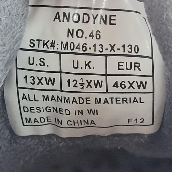 Anondyne 13W Extra Wide No 46 Atheletic Shoes - Picture 3 of 6